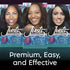 Just 5 Women's 5 Minute Permanent Hair Color, Rich Black, Grey Hair Coloring with Conditioner