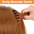 Tweruna 2 6 PCS Wood Scalp Massager, Wooden Massage Comb Claws, Wood Head Massager Scalp Scratcher, Wooden Head Foot
