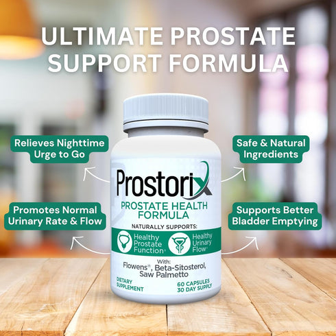 Prostate Supplement for Men, Natural Formula to Reduce Frequent Urination & Promote Prostate Health