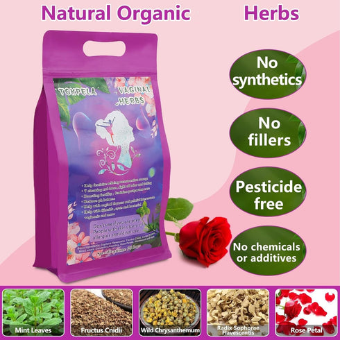 Yoni Herbs for Cleansing and Tightening,100% Organic V Steaming Herbs(Filter Bag Packaging, Yoni Kit,V Steam Herbs Tone & Rejuvenate for Women - V Cleansing,Ph Balance(20 Steams)