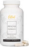 Lifted Naturals Micro Melatonin Family Size - 220 Vegetable Capsules, 100 mcg Low Dose Non-GMO Fast Dissolve Sleep Aid