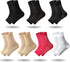 Geyoga 7 Pairs Compression Foot Sleeves for Arch Support, Foot and Heel Pain Relief, Men and Women