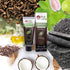 Twin Lotus Activated Charcoal Toothpaste - Teeth Whitening Herbal, Fluoride Free & No SLS for Sensitive Teeth, Coconut