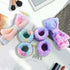 WSYUB Spa Headband and Wristband Set, 6pcs Gorgeous Tie Dye Color Cosmetic Headband for Washing Face