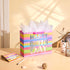 13" Large Birthday Gift Bag with Tissue Paper and Greeting Card, Colorful Gift Bag for Kids, Women, Mom