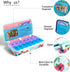 Zumd Weekly Pill Organizer, 7 Day Pill Box with Cute Quilted Fabric Zipper Case, Travel AM PM Vitamin Organizer
