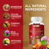 Premium Berberine HCl Gummies, 1200mg with Ceylon Cinnamon and Turmeric, Sugar Free