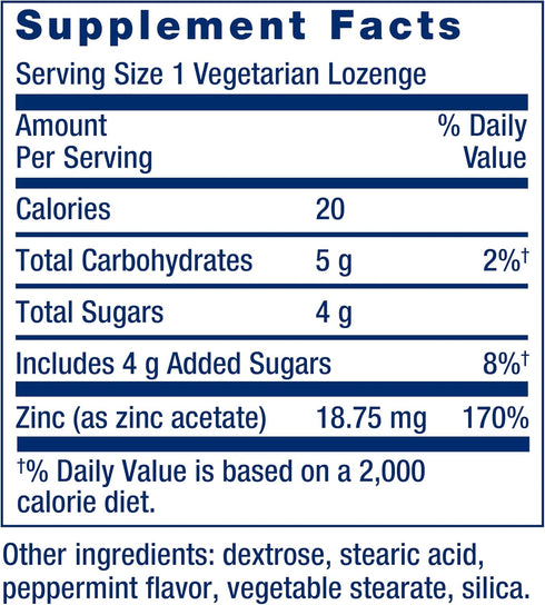 Life Extension Enhanced Zinc Lozenges | 30 Lozenges | Zinc Acetate, Optimal Immune Support, Non-GMO
