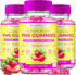 PMS Gummies - Happy Flow PMS Support Supplement for Women - Strawberry