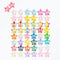 Star Hair Clips for Girls, 50 Pcs No Slip Metal Fashion Hair Snap Barrettes for Kids Teens Women