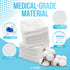 JJ CARE Sterile Gauze Pads 2" x 2" (Pack of 100), 12-Ply Cotton, Individually-Wrapped for First Aid Kit & Wound Care