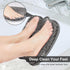 HONYIN Foot Scrubber for Shower, XL Size Non-Slip Suction Cups, Cleans, Exfoliates & Massages Feet