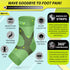 Compression Socks for Plantar Fasciitis, Achilles Tendonitis, Ankle Brace Compression Sleeve, Green S-M