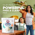 HAMMER 32 Count ARM & Deep Clean Free & Clear Laundry Detergent Power Paks, Free of Dyes and Perfumes, Dermatologist