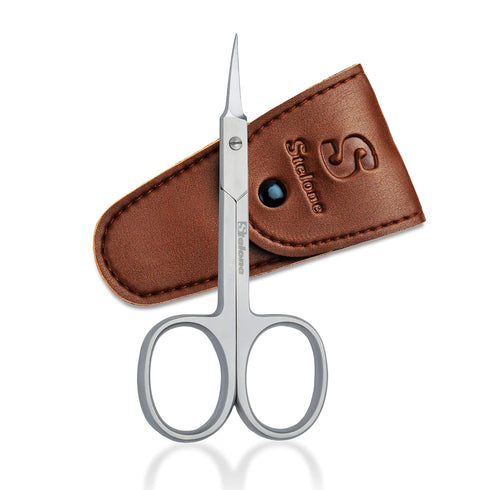 Premium Small Curved Cuticle Scissors, Stainless Steel Manicure & Beauty Scissor for Women