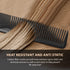 Salon Styling Combs | 5 Piece Professional Black Carbon Fiber Hair Comb Set for Men and Women