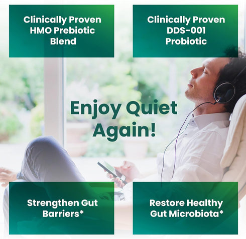 Layer Origin PureHMO IBS Support - Clinically Tested Super Prebiotic + Probiotic to Relieve IBS Symptoms
