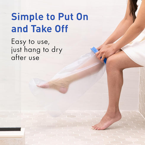 Water Proof Leg Cast Cover for Shower - #5738 - Watertight Foot Protector