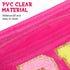 Hillban 2 Pcs Chenille Letter Medicine Bag, Preppy Clear Makeup Meds Travel Pouch Set, PVC Cosmetic Bag for School