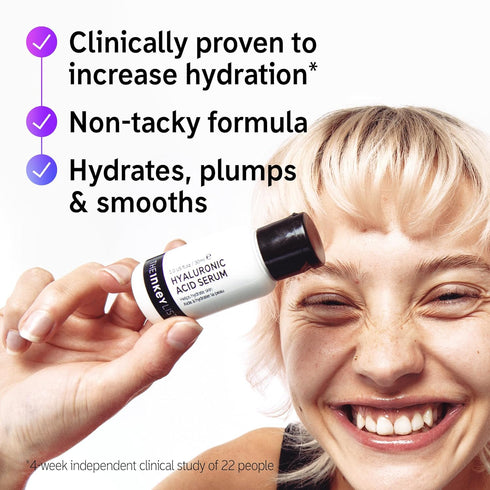 The INKEY List Hyaluronic Acid Serum - Hydrate Dry Skin, Plump Fine Lines & Wrinkles, 1.0 fl oz
