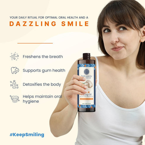 Advanced Coconut Oil Pulling, 10 Fl Oz, Extra Virgin Coconut Oil, Mint, Healthy Gums & Strong Teeth
