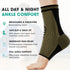 Modvel Foot & Ankle Brace Socks for Sprained Ankle Compression Sleeve, Support for Women & Men