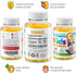 DR. MORITZ Vitamin C Gummies for Kids & Adults - 240 mg - Low-Sugar Chewable Vitamins (Citrus Flavor)