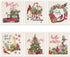6 Pcs Swedish Kitchen Dish Cloths, Reusable Absorbent Cleaning Cloths, Quick Drying Washable, Cardinal Bird
