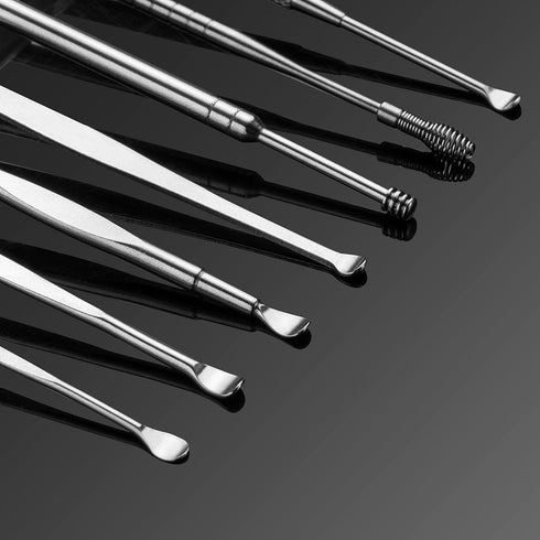 8 Pcs Ear Pick Earwax Removal Kit, Geengle Ear Cleansing Tool Set with Storage Box