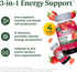 MegaFood Iron Energy Gummies, Vegan & Gluten-Free Iron Supplement with Vitamin B12 & B6, 60 Gummies