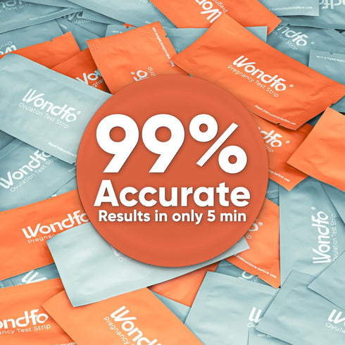 Pack- Pregnancy Test Strips and Ovulation Test Strips Combo Ovulation Predictor Tests and Pregnancy Tests -Reliable