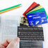 3X Card Lens Magnifier 3.5" x 2" with Protective Sleeves and Ruler Scale, Flexible Fresnel Lens, 3 Pack