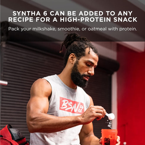 BSN SYNTHA-6 Edge Protein Powder - Hydrolyzed Whey, Low Sugar, 24g Protein, Cookies N Cream, 28 Servings