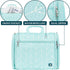 PAVILIA Large Hanging Toiletry Bag - Water Resistant Makeup Organizer for Women and Men