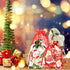 50PCS Christmas Organza Bags, Gift Jewelry Candy Bags for Wedding Party, 10 Patterns, 4x6 Inch