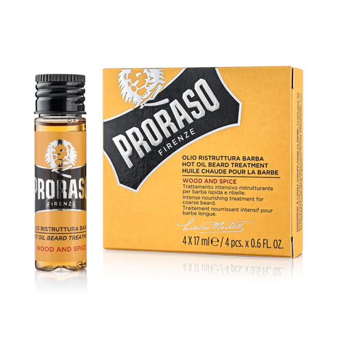 Proraso Hot Oil Beard Treatment Set - 0.6 Fl oz (Pack of 1)