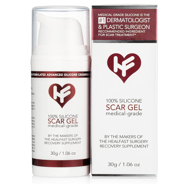 HealFast Silicone Scar Gel & Cream for Surgical Scars - Medical Grade