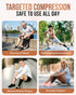 TheraCopper Copper Calf Compression Sleeve Premium Copper Compression Shin Sleeve for Men & Women Breathable & Non-Slip
