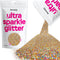 Hemway Premium Ultra Sparkle Glitter, Multi Purpose Metallic Flake for Arts, Crafts, Nails, Cosmetics, Resin - Gold