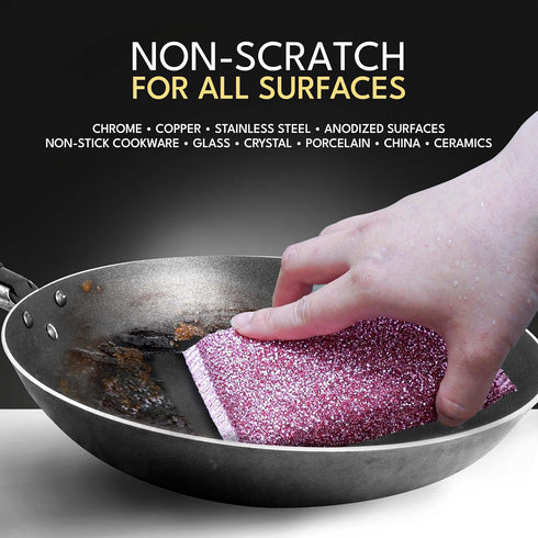 Kitchen Sponges (30 Pcs Pack) - Non Scratch Scrubbers for Cleaning Dishes - Best Dish Sponge Pads for Washing &