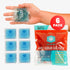 ICEWRAPS 3"x3" Small Gel Ice Packs for Injuries, Reusable Hot Cold Packs, Includes 6 Soft Gel Packs.