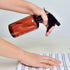 Youngever 6 Pack 12 Ounce Amber Plastic Spray Bottles, Refillable for Essential Oils & Cleaning Products