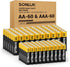 SONLUK AA Batteries 60 Pack & AAA Batteries 60 Pack Combo (120 Pack),