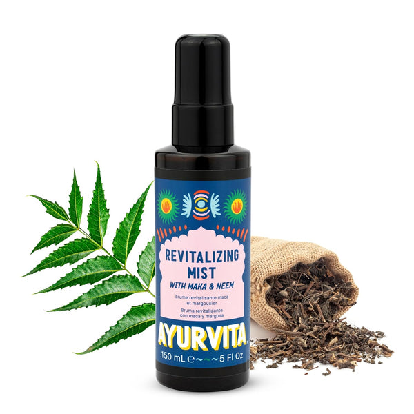 Hair Mist Revitalizing & Volumizing Detangling Spray, Maka for Hair Growth, Neem for Dryness