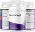 LIVORKA (3 Pack) 180 3 Neurocept Brain Supplement Capsules - Official Neuro cept Brain & Memory Focus Support Advanced