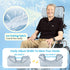 AOSSA Wheelchair Headrest for High Back Wheelchair & Recliner - Adjustable U Shaped Head Support Pillow with Cooling