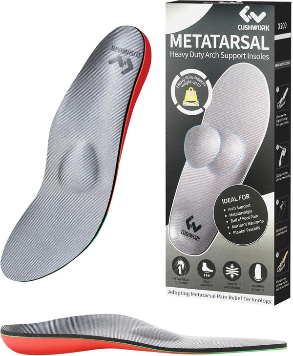 Morton's Neuroma Shoe Inserts for Metatarsalgia, Plantar Fasciitis, Orthotic Insoles for Arch Support, Men Women-D