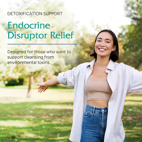 Endocrine Disruptor Relief by Vitanica, Liver Detox Cleanse Support, Vegan, 120 Capsules
