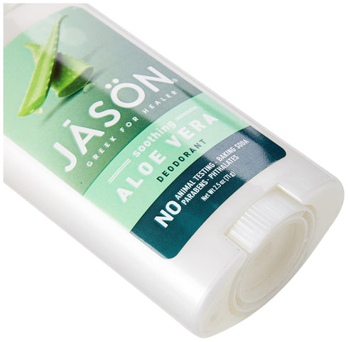 Jason Aluminum Free Deodorant Stick, Soothing Aloe Vera, 2.5 Oz