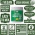 Organic Acacia Senegal Prebiotic Fiber Powder, Unflavored USDA Organic Plant Based Supplement for Gut Health